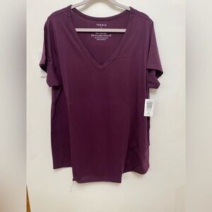 Torrid Girlfriend Signature Jersey V-Neck Tee